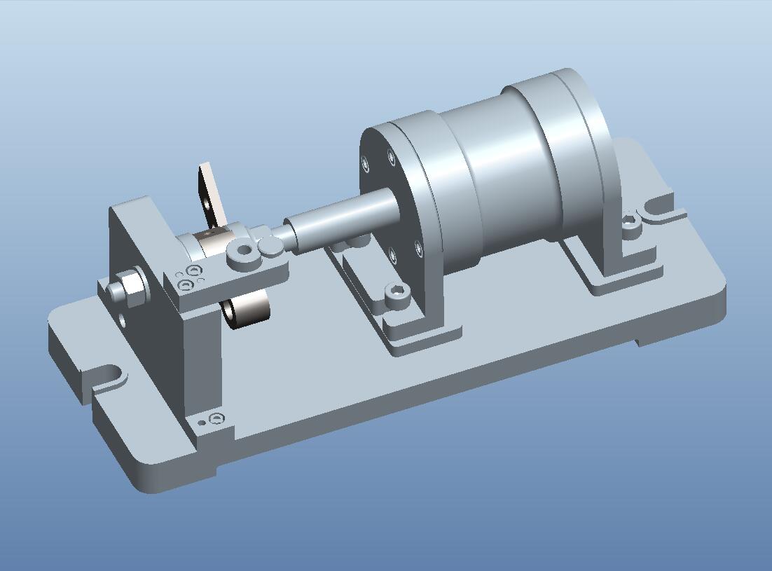 支架钻孔夹具设计（CAD+proe三维）