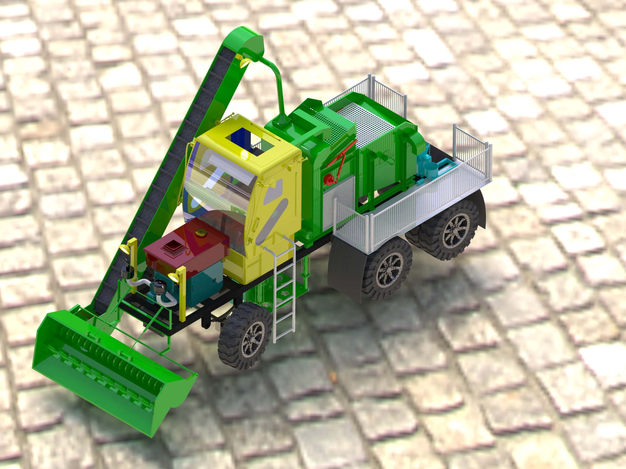 粮食收集装袋机