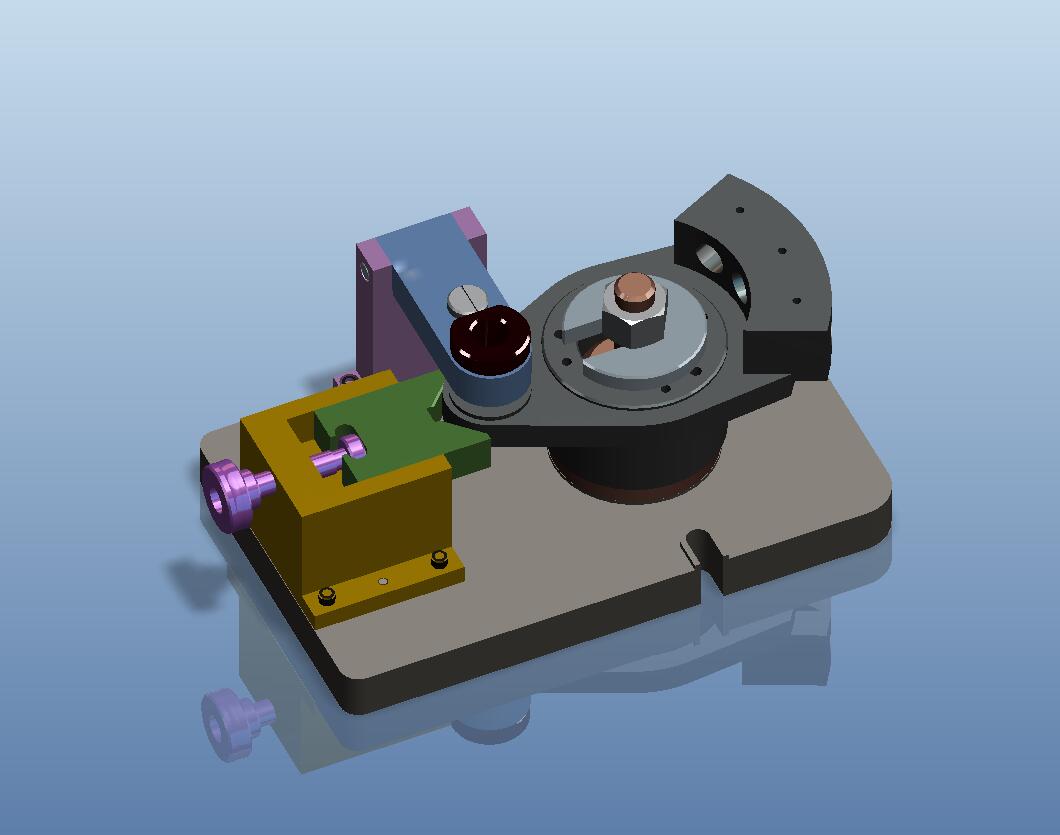 TF060八色印花机行星轮支架钻夹具(CAD图+Proe三维)