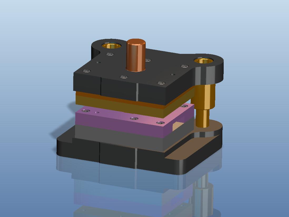 链板级进模(CAD图+Proe三维)