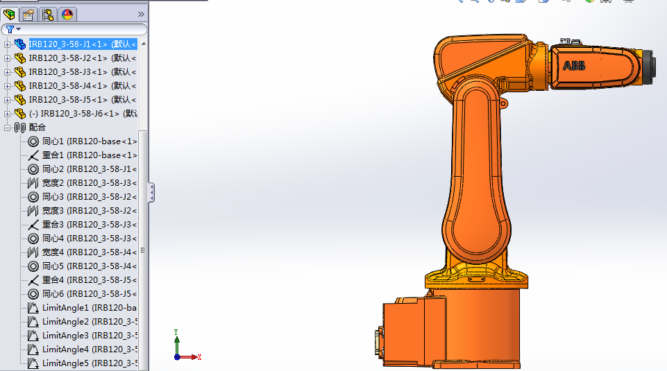 ABB六轴机器人 IRB120-3-580