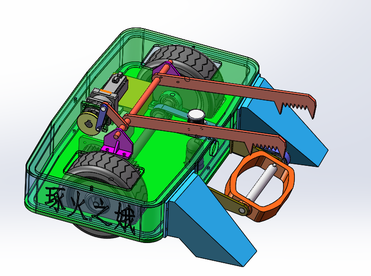 格斗机器人 Solidworks 2019 模型图纸下载 懒石网