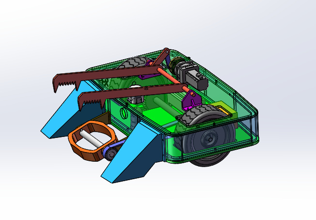 格斗机器人 Solidworks 2019 模型图纸下载 懒石网