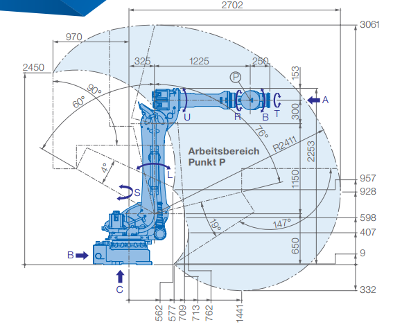 安川MH225六轴关节机器人模型