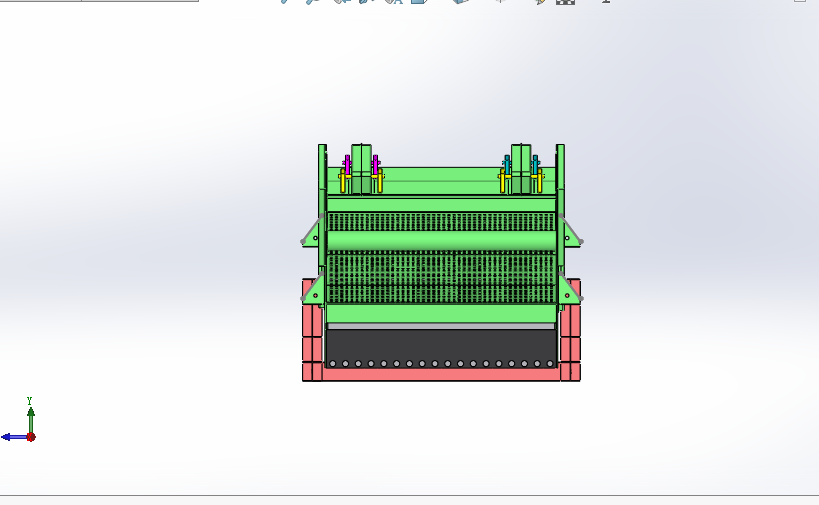 振动筛三维建模