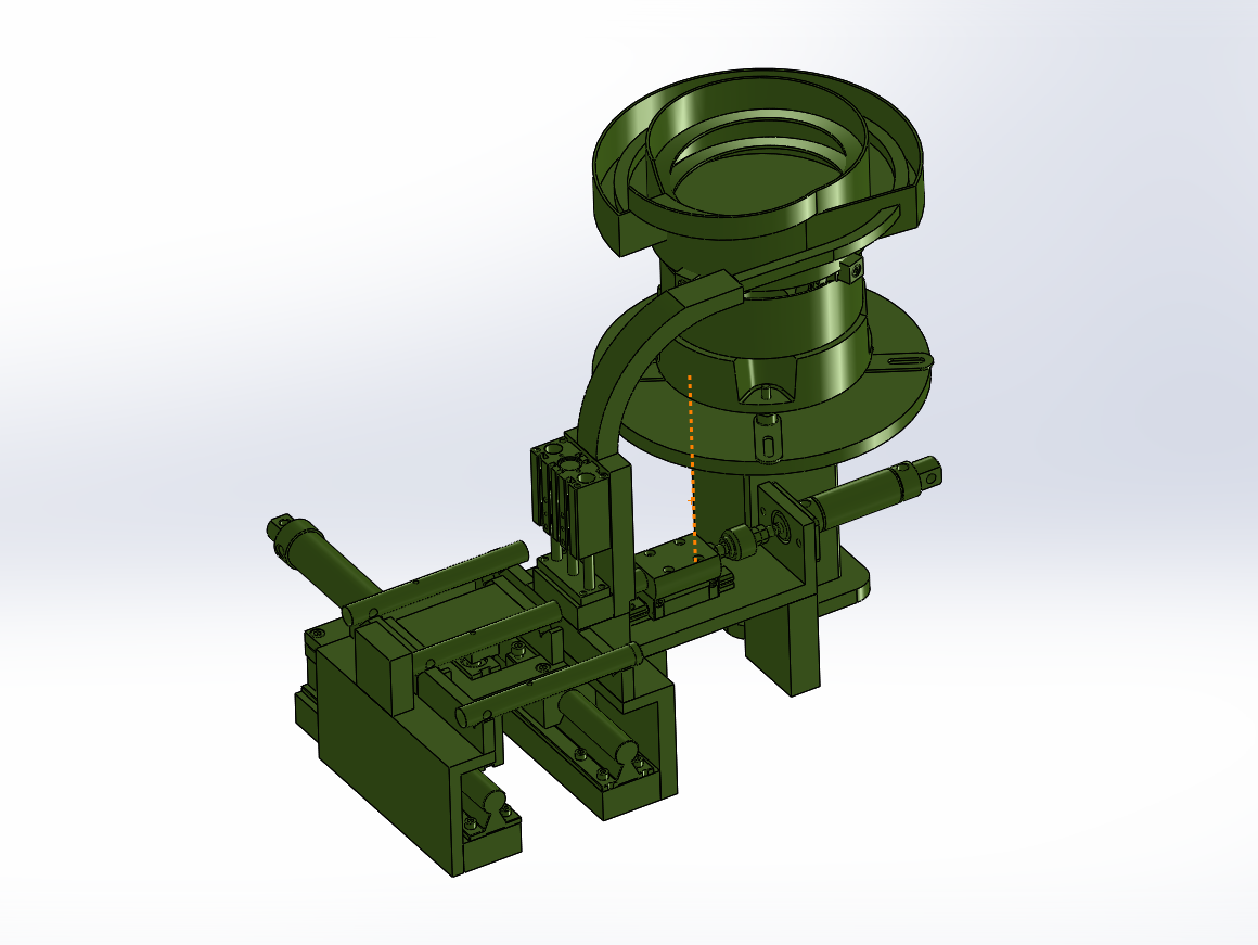 管冲孔端盖组装自动设备