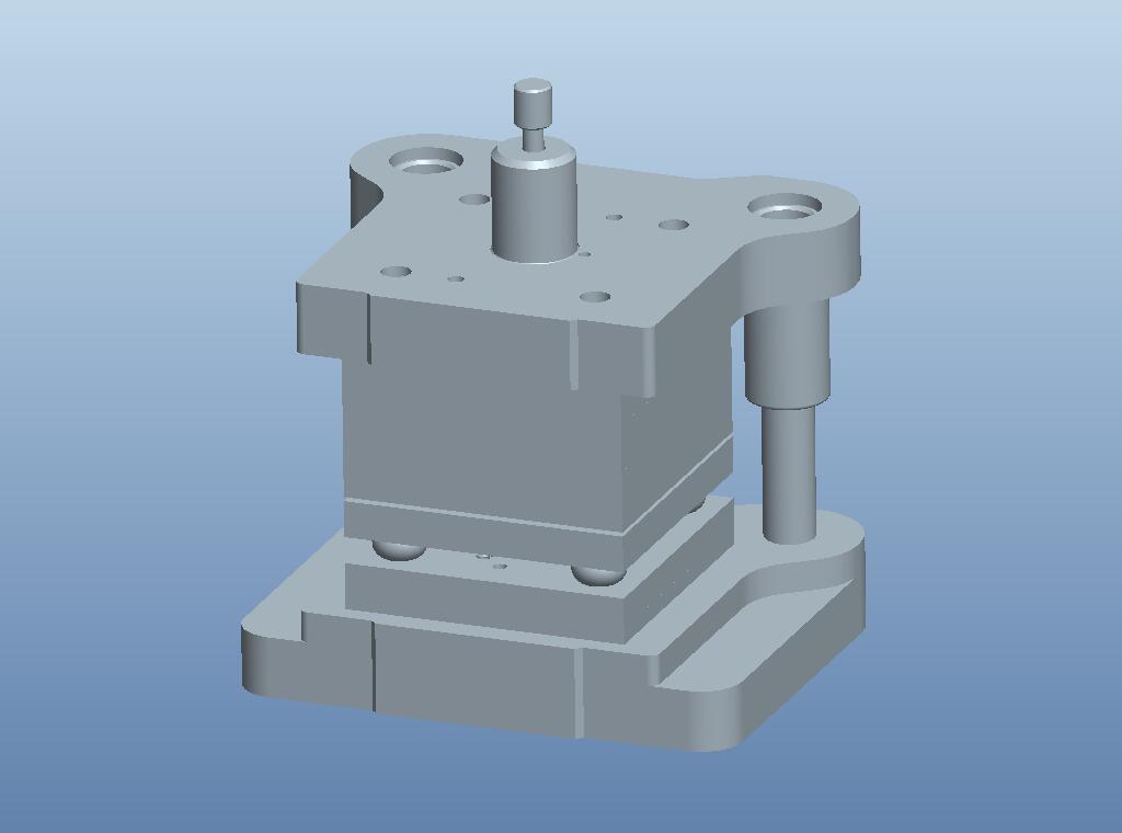 端子落料复合模(CAD图+Proe三维)