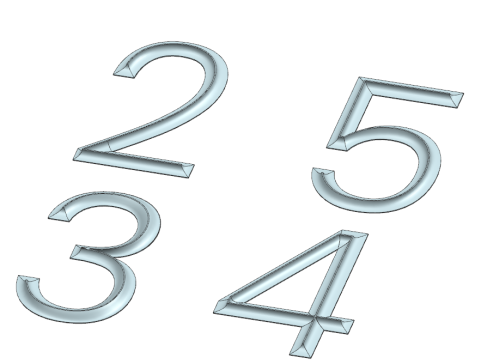 2-5数字铝型材