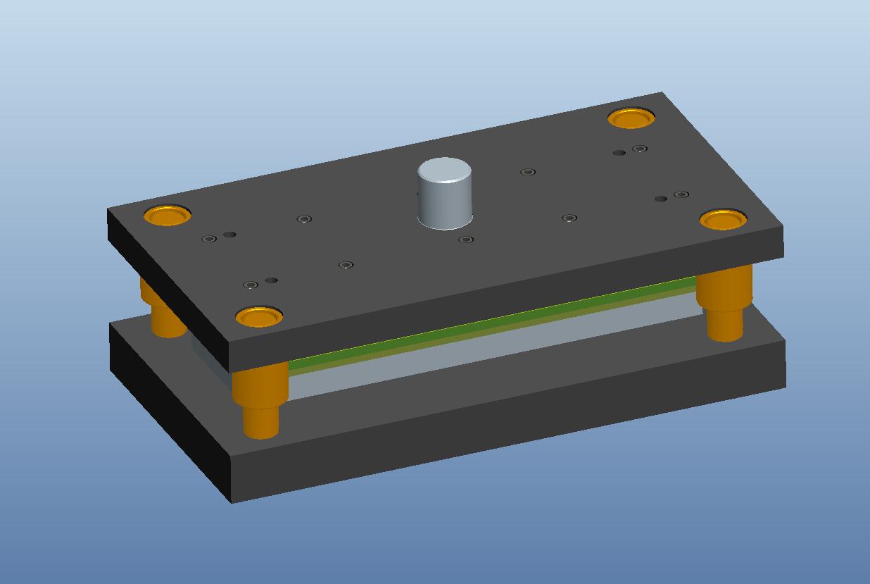直流无刷电机转子级进模(CAD图+Proe三维)