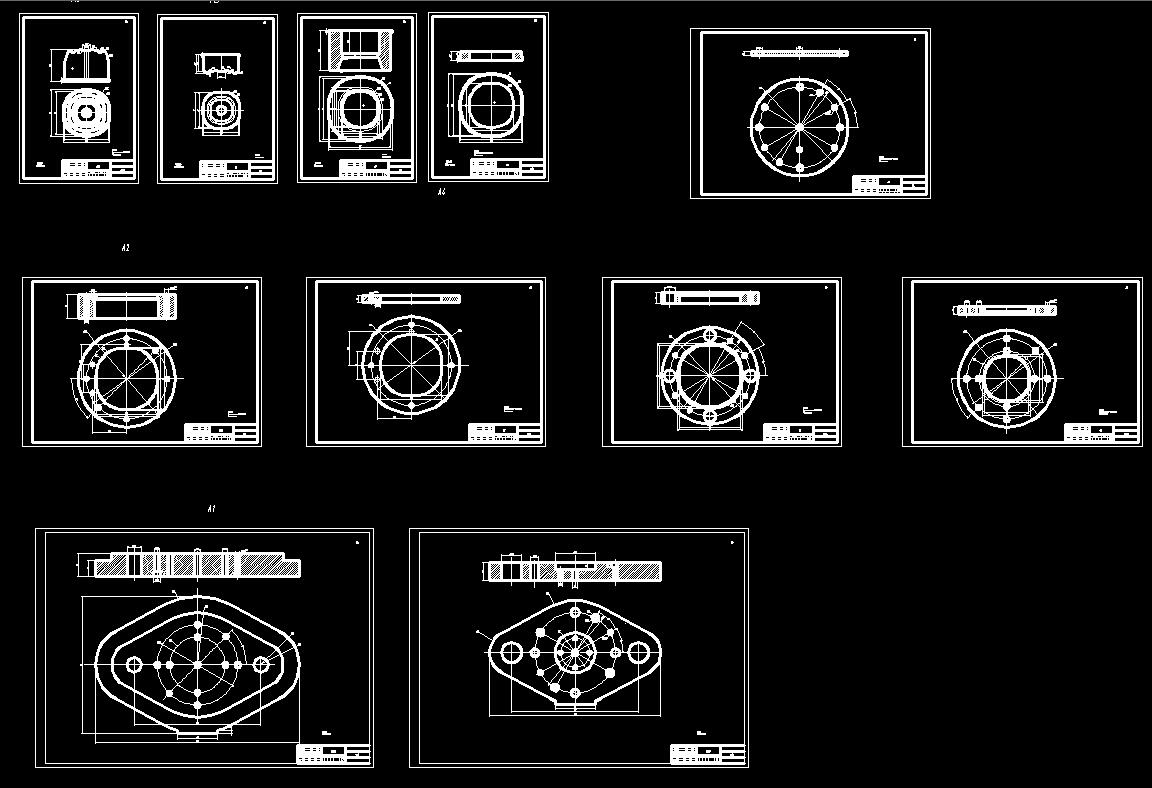 天花灯外罩拉深模(CAD图+SW三维)