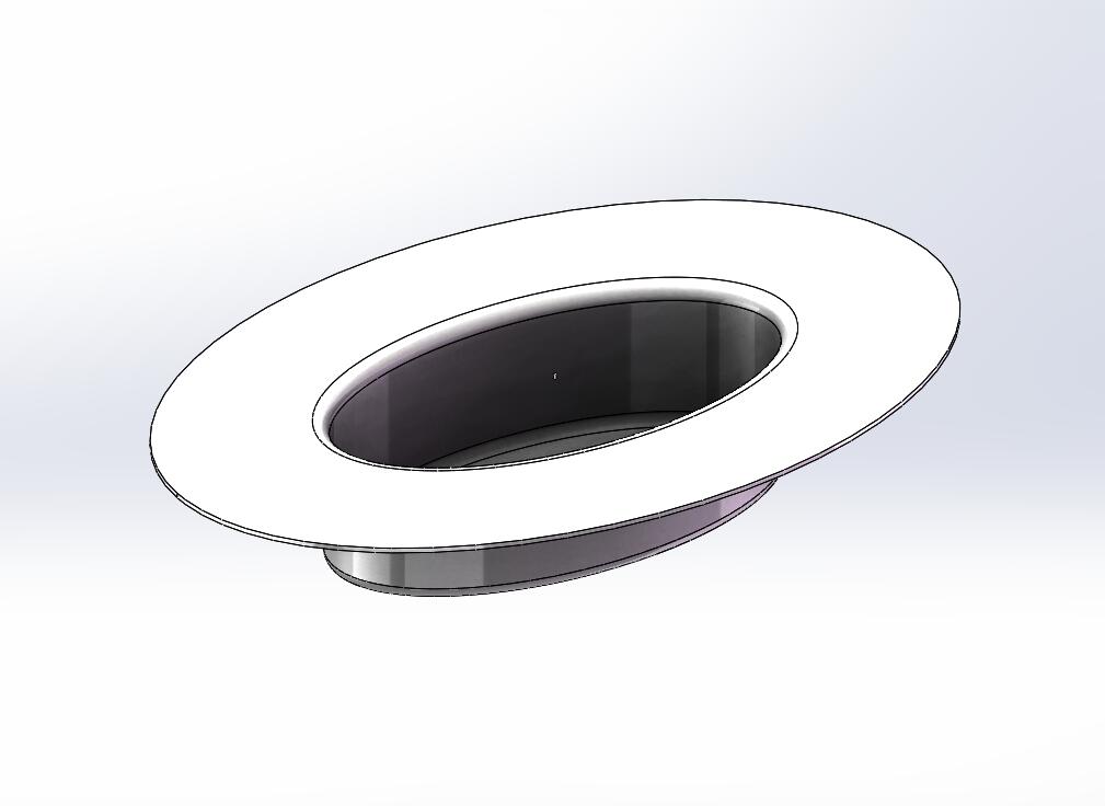 超声波换能器壳体凸形顶盖拉深模（CAD图+SW三维）