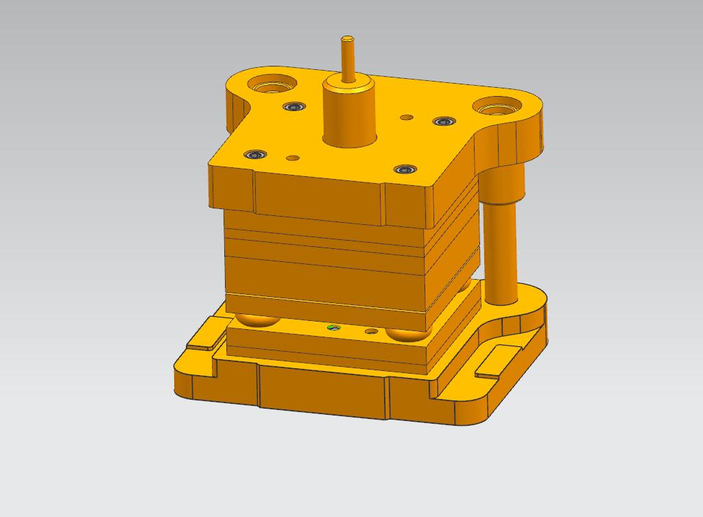 连接座冲孔落料复合模(CAD图+UG三维)