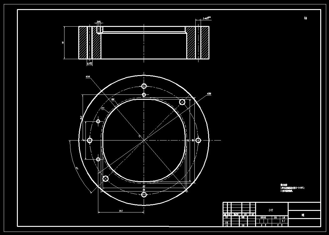 天花灯外罩拉深模(CAD图+SW三维)