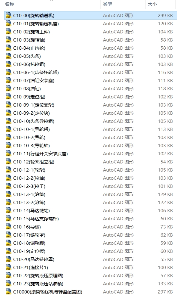 90度辊筒旋转输送机