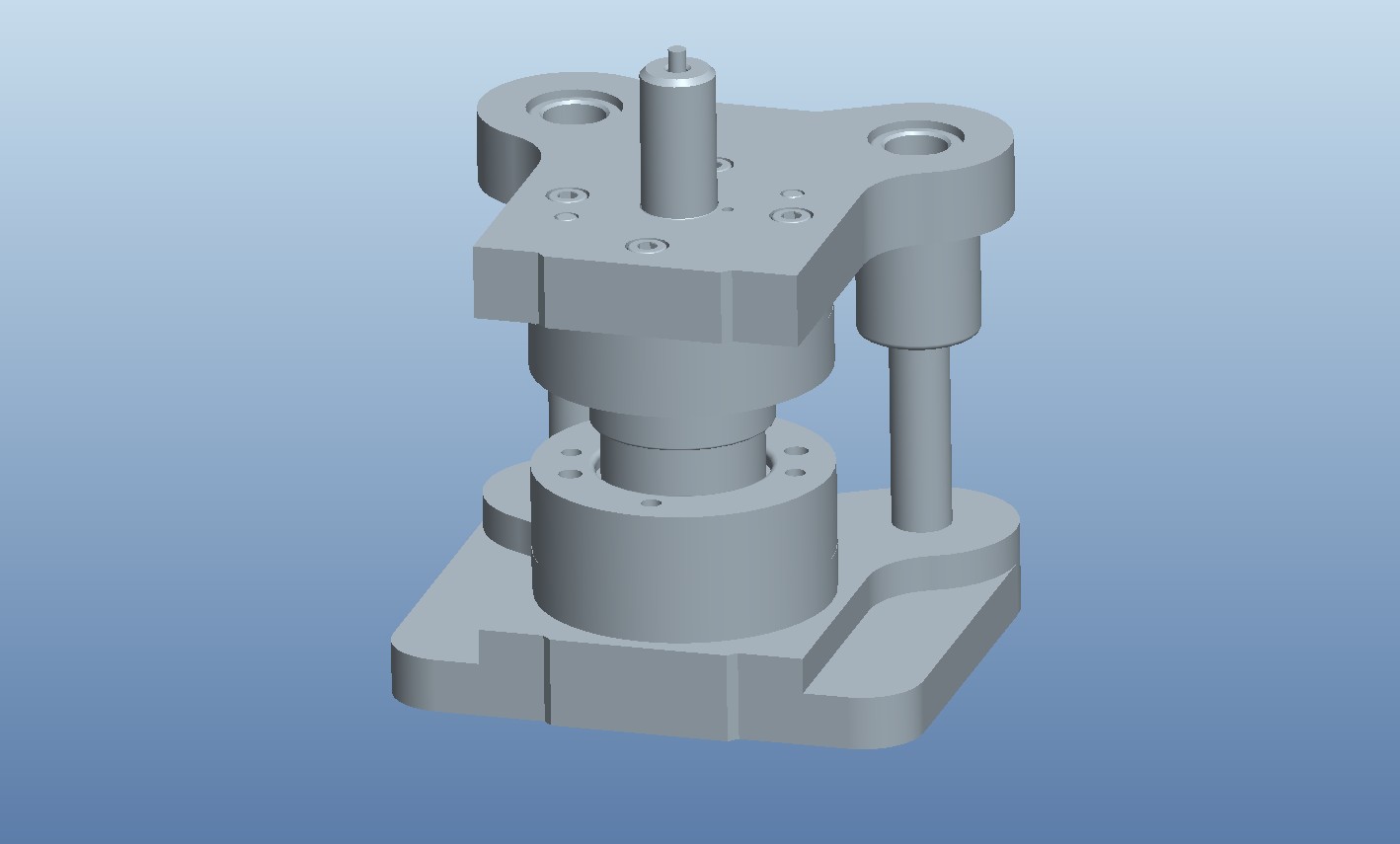 翻边圆筒翻边模(CAD图+Proe三维)