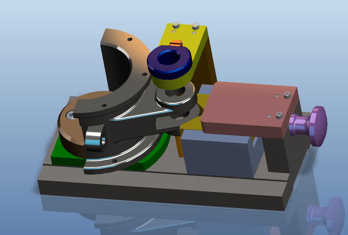 连杆盖钻孔夹具（CAD图+Proe三维）