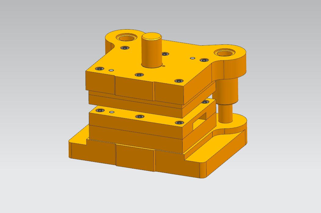 石英表片级进模(CAD图+UG三维)