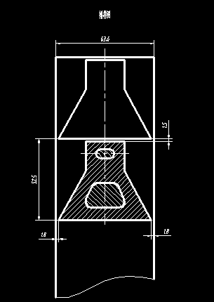 梯形支架冲孔落料模(CAD图+Proe三维)