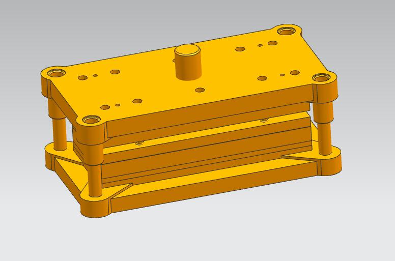 电刷支架级进模(CAD图+UG三维)