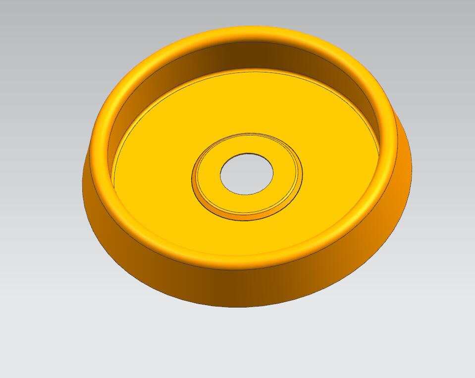 内外直锥碗形件冲孔模（CAD图+UG三维）