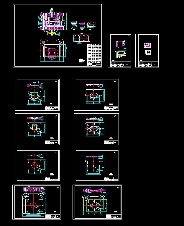 壳体零件落料拉深复合模(CAD图+UG三维+工作动画)