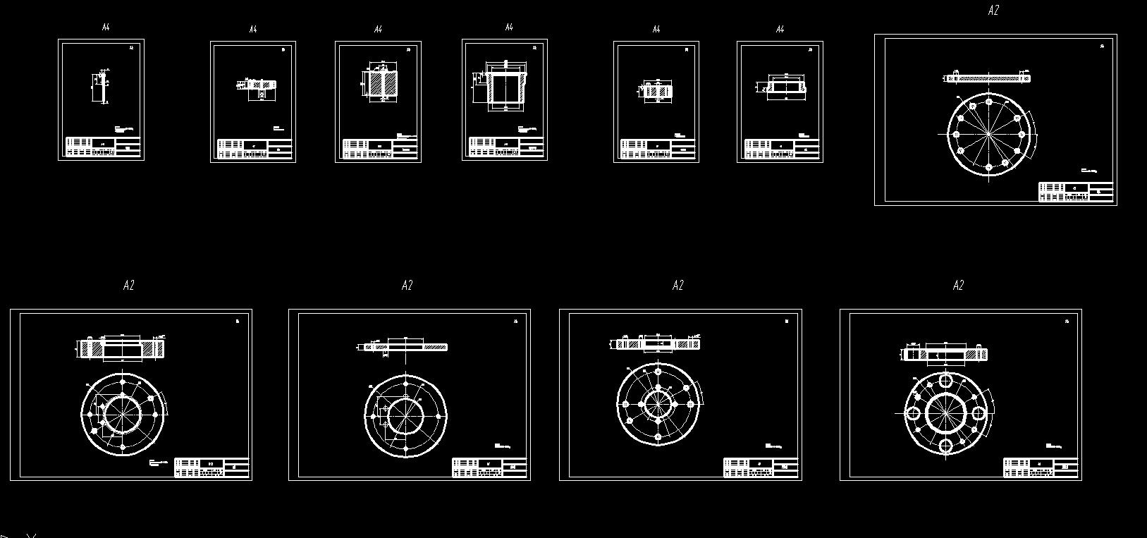 圆筒形件冲孔拉深复合模(CAD图+Proe三维)