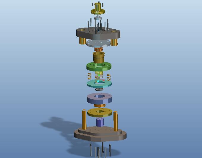 圆筒形件冲孔拉深复合模(CAD图+Proe三维)