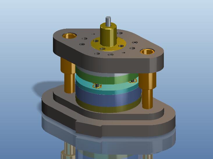 圆筒形件冲孔拉深复合模(CAD图+Proe三维)