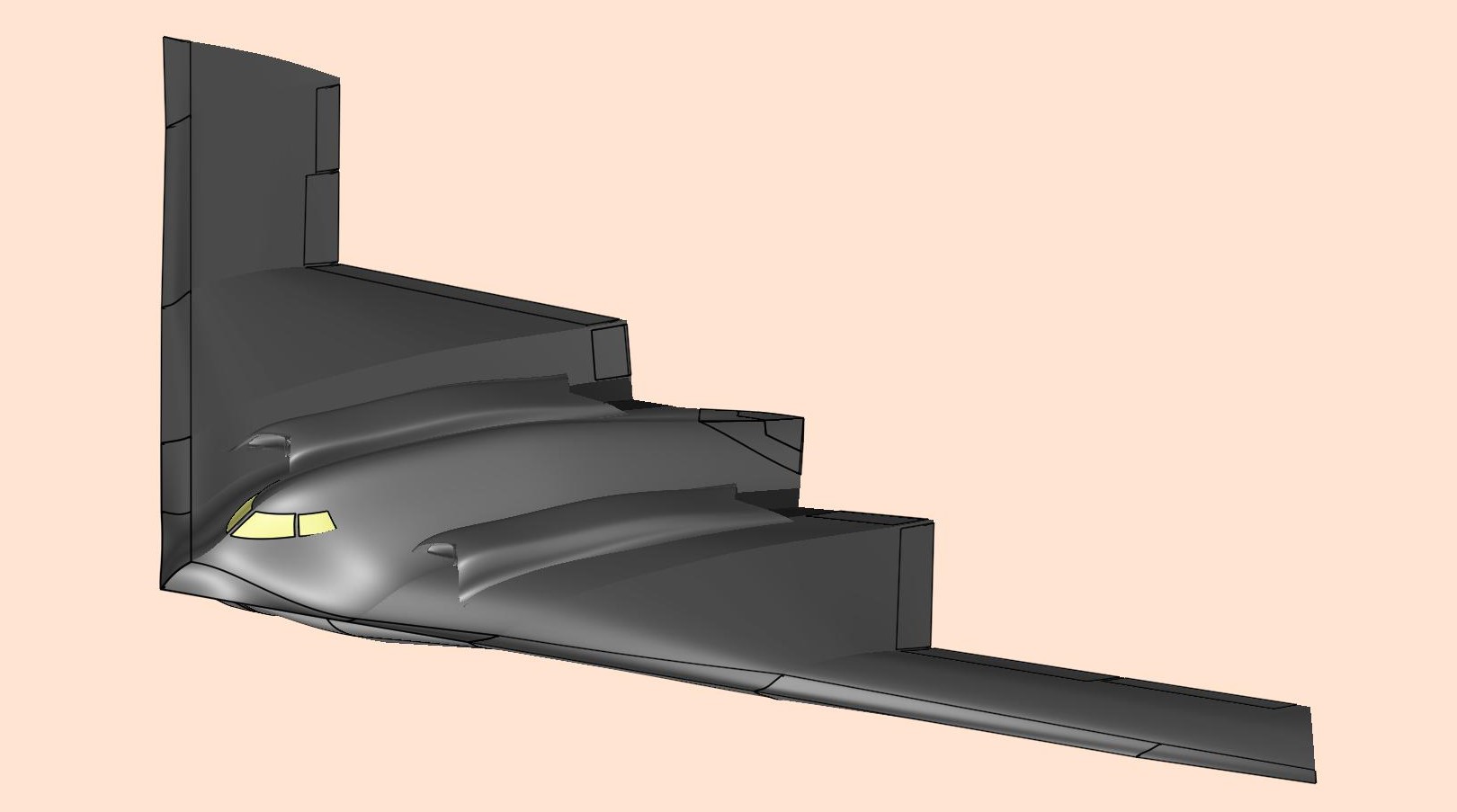 B2轰炸机stp模型