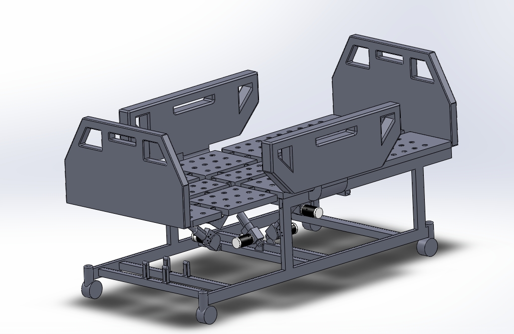 多功能医用护理床的结构设计及优化 (优秀通过答辩)