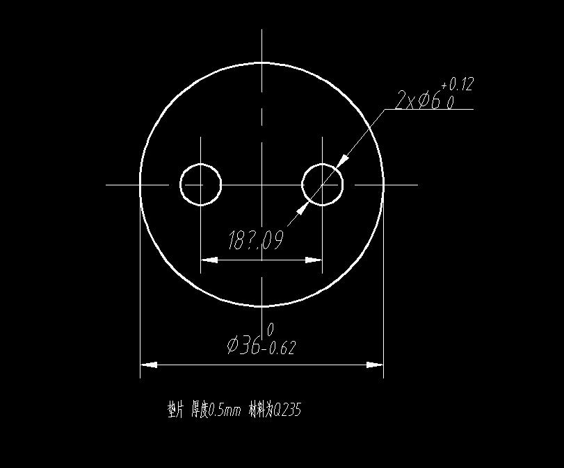 垫片冲孔落料复合模(CAD图+UG三维)