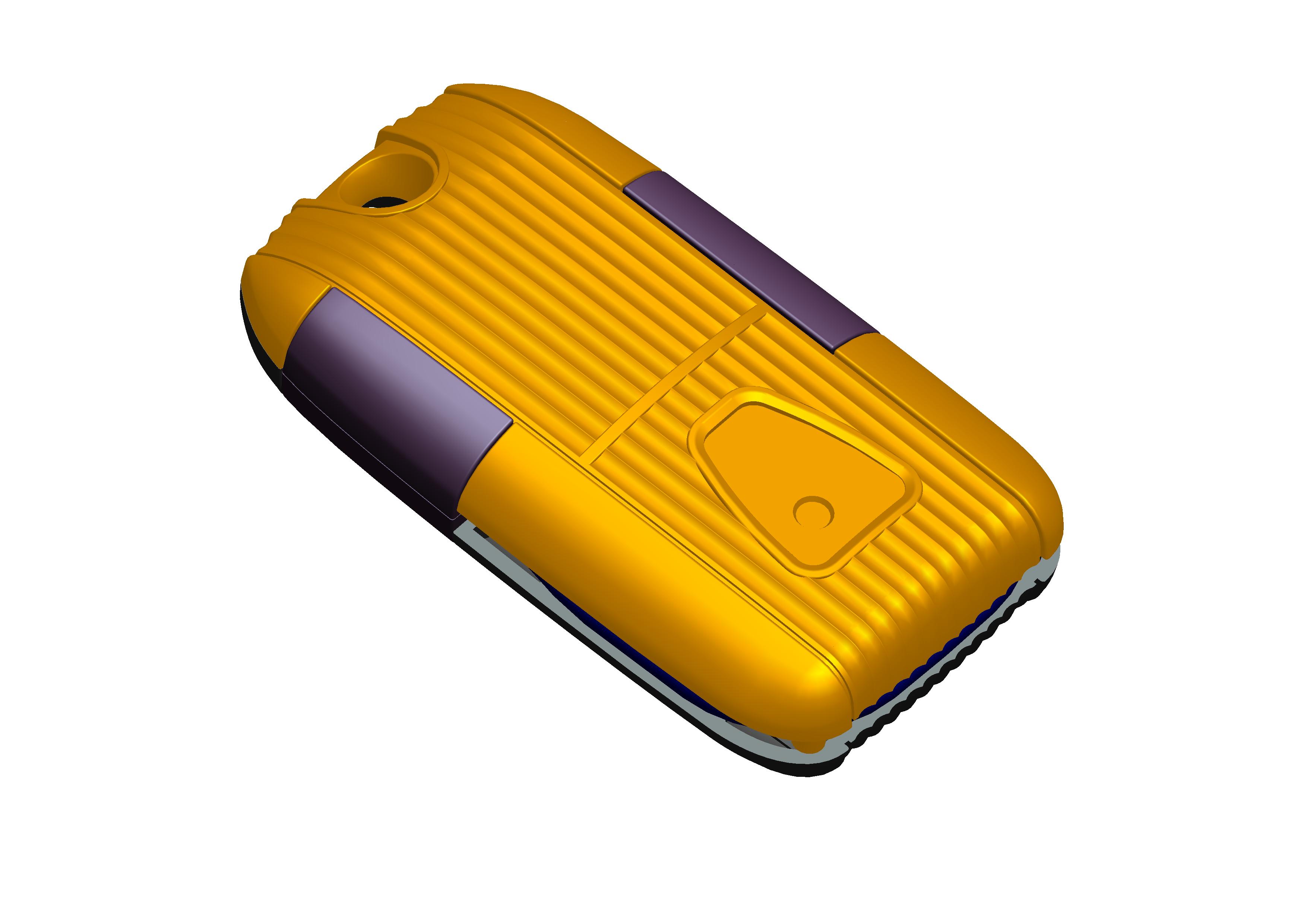 手机充电数据线收纳盒模型