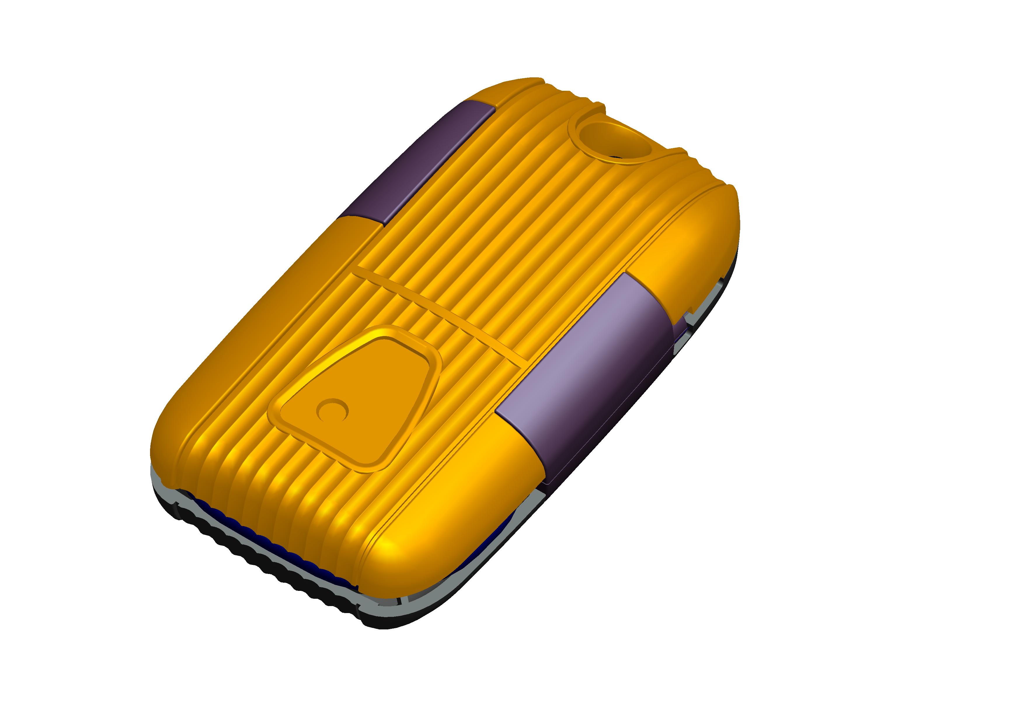 手机充电数据线收纳盒模型