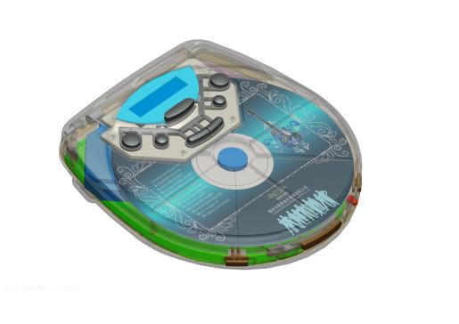 便携式CD机结构设计3D图