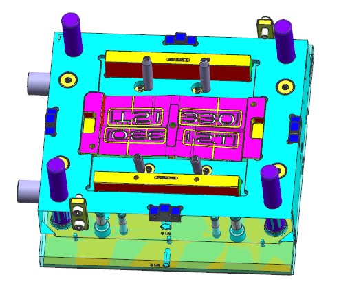 汽车字牌注塑模具