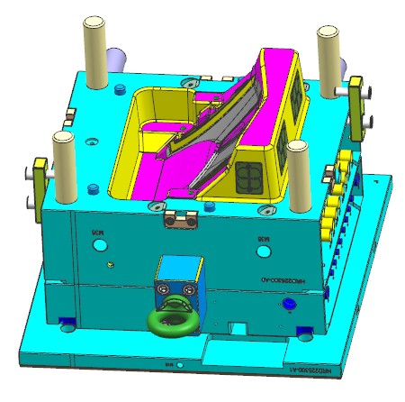 汽车仪表板左右装饰条注塑模具