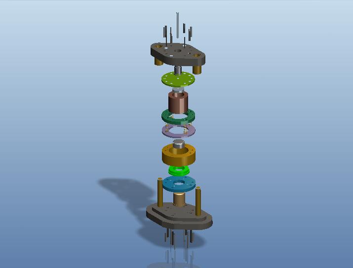 圆筒件落料拉深复合模(CAD图+Proe三维)