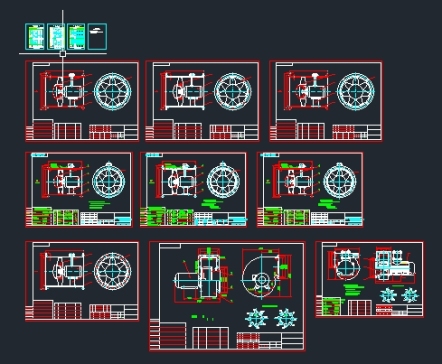 AutoCAD船用风机图纸