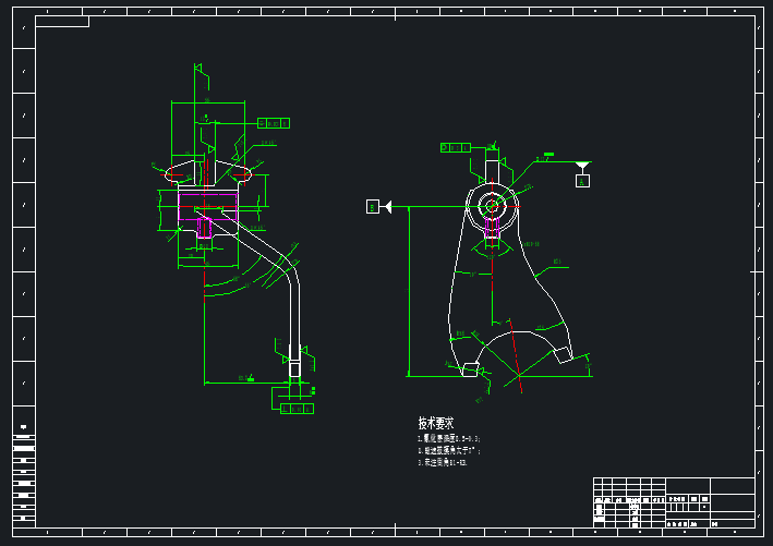 汽车拨叉机械加工工艺规程(二维图 工序卡 说明书)