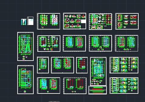 某框架结构幼儿园建筑结构施工图