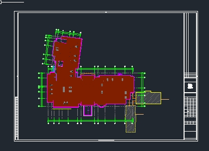 某宾馆贵宾楼建筑设计图