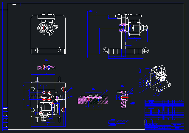 起重机取力箱加工工艺及钻床夹具设计