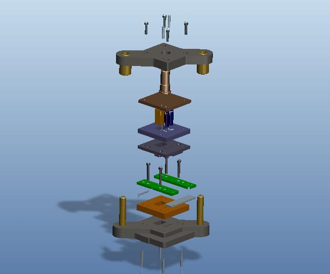 基准板级进模(CAD图+Proe三维)