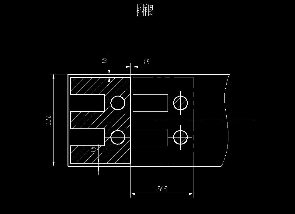 硅钢片级进模(CAD图+SW三维+工作动画)