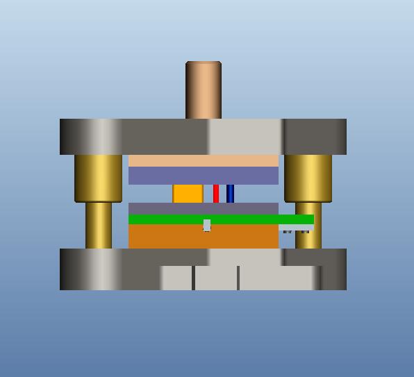 基准板级进模(CAD图+Proe三维)