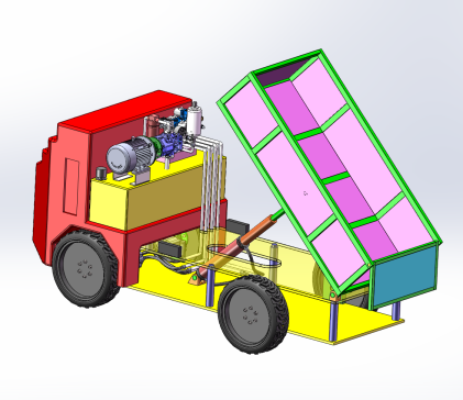工程车辆运输车总体结构及液压系统设计