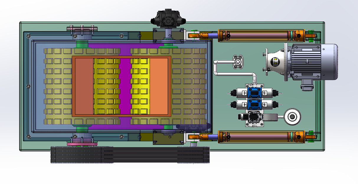 液压辊式破碎机(SW+CAD+说明书)