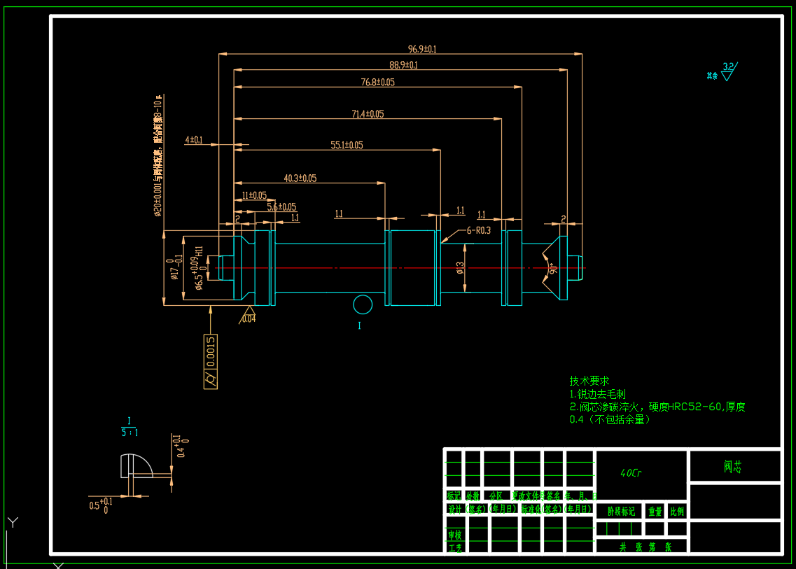 电磁换向阀10通径K型3凸肩