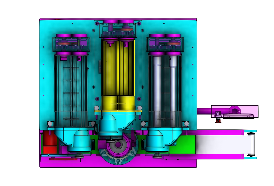 全自动包馅机三维SW模型+CAD图纸