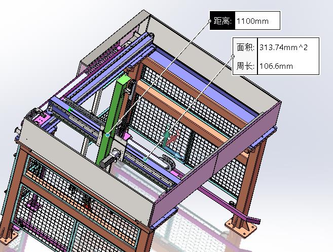 齿轮齿条伺服驱动龙门码垛三坐标机械手